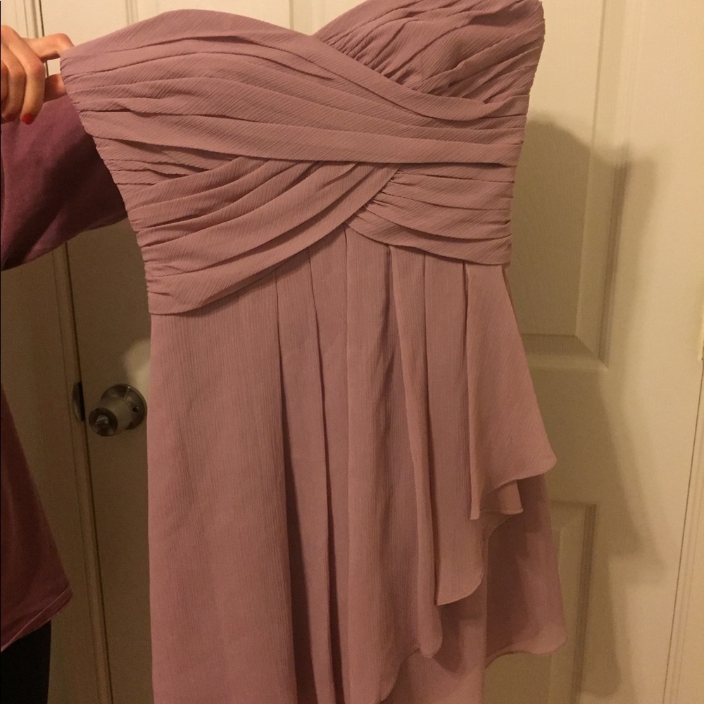 Pink bridesmaid / formal / prom dress - size 2